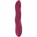 Fun Factory Stronic Wave Wine Red - pulsacyjna maszyna intymna, silikonowa