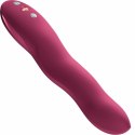 Fun Factory Stronic Wave Wine Red - pulsacyjna maszyna intymna, silikonowa