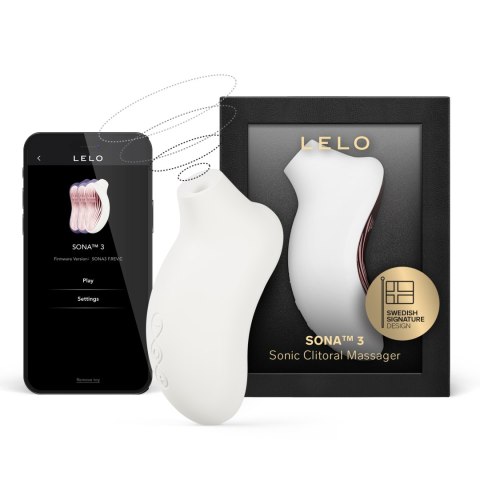 Stymulator łechtaczki sterowany aplikacją Sona 3 Cream LELO