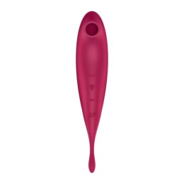 Wibrator wielofunkcyjny Twirling Pro Connect App dark red Satisfyer
