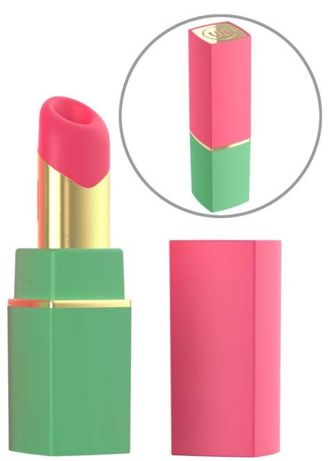 Womanizer Beauty Green and Pin - kompaktowy model z technologią Air, wodoodporny