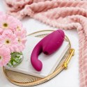 Womanizer Duo Next Intymna Maszyna 3D Air, podwojna, ciemnorożowa