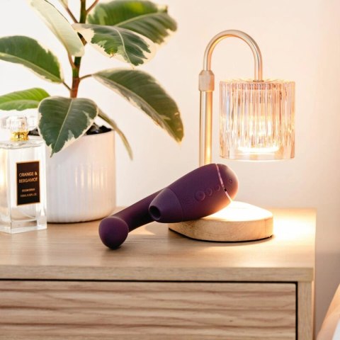 Womanizer Duo Next anatomiczny system powietrzny z wibracjami fioletowy