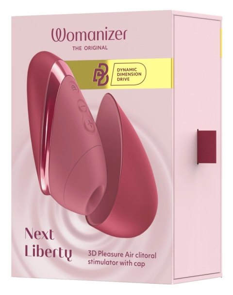 Womanizer Next Liberty Bordeau - kompaktowy model z technologią Pleasure Air
