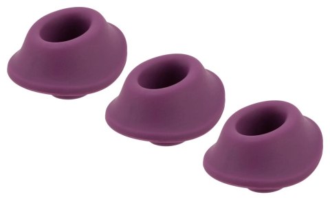 Womanizer W-Heads 3 szt. S - silikonowe nakładki fioletowe