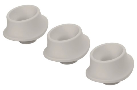 Womanizer W-Heads L Szare - Zestaw 3 Anatomicznych Nakładek Premium