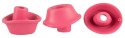 Womanizer W-Heads M zestaw 3 silikonowych nakładek Raspberry
