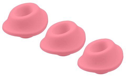 Womanizer W-Heads S - Zestaw 3 silikonowych końcowek wymiennych, 15 mm