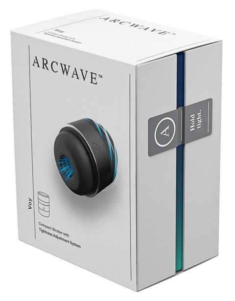 Arcwave Voy - zaawansowana maszyna intymna z regulacją nacisku, czarna