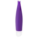 Fun Factory Volita Violet - Mini urządzenie wibrujące silikonowe 16 cm