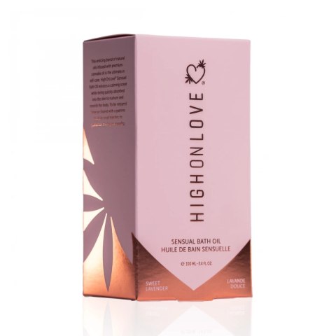 HighOnLove Bath Oil Lavender Honeybee 100ml - naturalny olejek do kąpieli