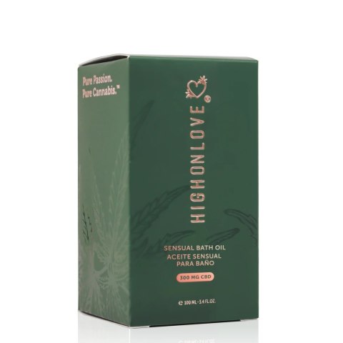 HighOnLove CBD Bath & Body Oil 100ml - Luksusowy Olejek do Kąpieli i Ciała