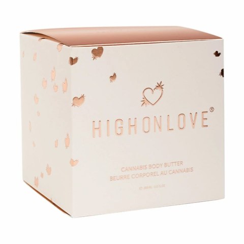 HighOnLove Cannabis Body Butter Masło do Ciała 200ml Liczi-Piwonia
