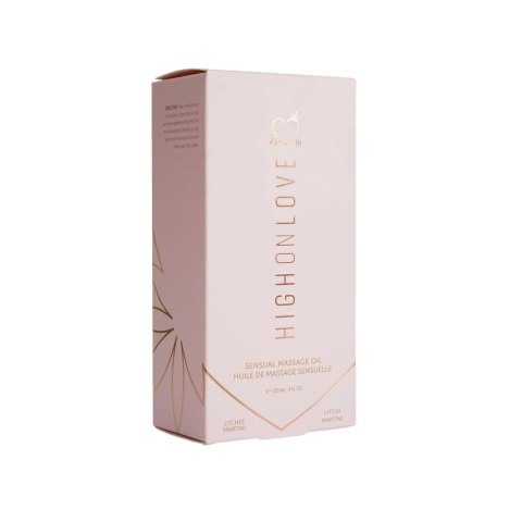 HighOnLove Lychee Martini Olejek do masażu 120ml - naturalna formuła