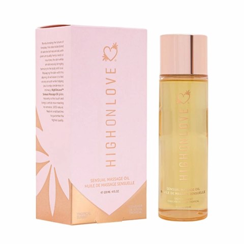 HighOnLove Massage Oil Tropical Sunset 120ml - naturalny olejek do masażu