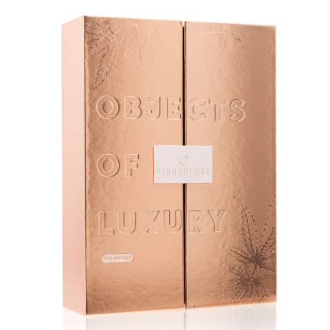 HighOnLove Objects of Luxury Gift Set CBD - Zestaw Prezentowy z Olejkiem i Masażerem