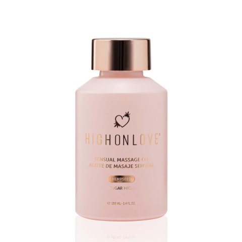HighOnLove Zestaw Objects of Luxury - masażer silikonowy i olejek konopny