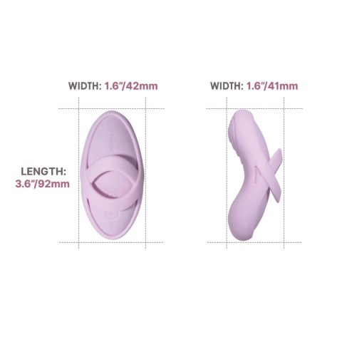 Svakom Echo 2 - Wibrujący i rozgrzewający stymulator palcowy USB