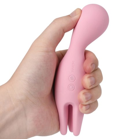 Svakom Nymph Pink - Masażer wielofunkcyjny silikonowy 156 mm