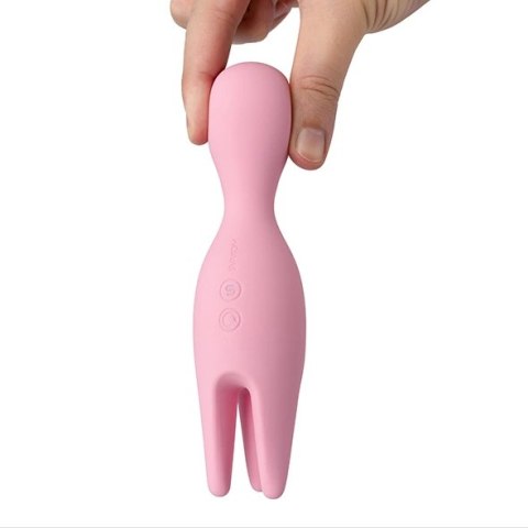 Svakom Nymph Pink - Masażer wielofunkcyjny silikonowy 156 mm