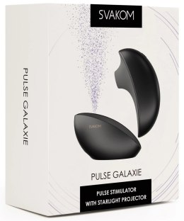 Svakom Pulse Galaxy Black - stymulator falowy z projektorem gwiazd