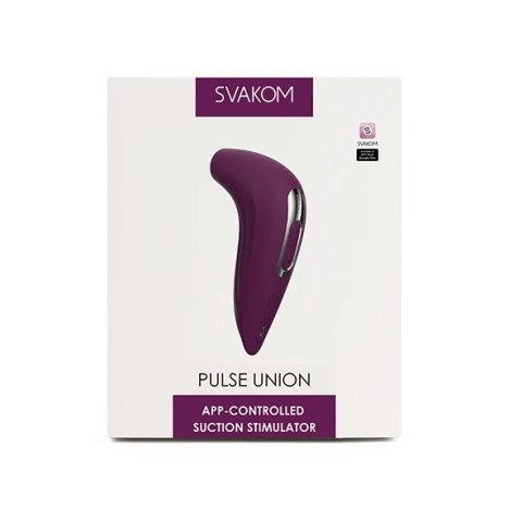 Svakom Pulse Union fioletowy stymulator bezdotykowy z aplikacją, wodoodporny