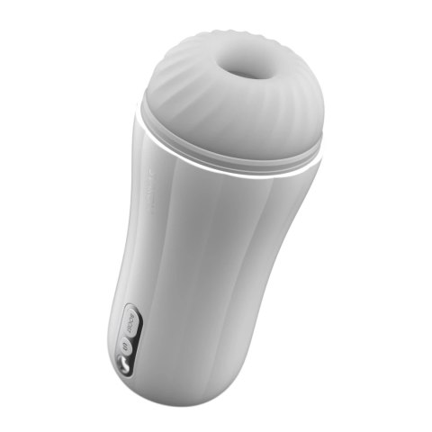 Svakom Robin Biały - System wibracyjny z wyświetlaczem LED, USB