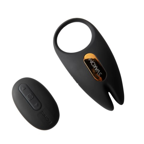 Svakom Winni 2 silikonowy pierścień intymny, Bluetooth, czarny