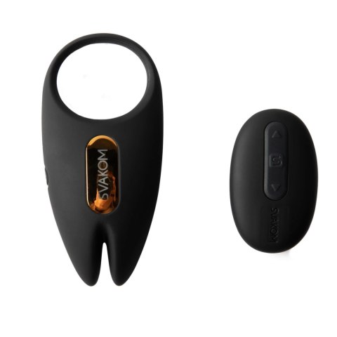 Svakom Winni 2 silikonowy pierścień intymny, Bluetooth, czarny