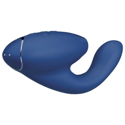 Womanizer Duo 2 Blue - Innowacyjny model z technologią powietrzną, silikonowy