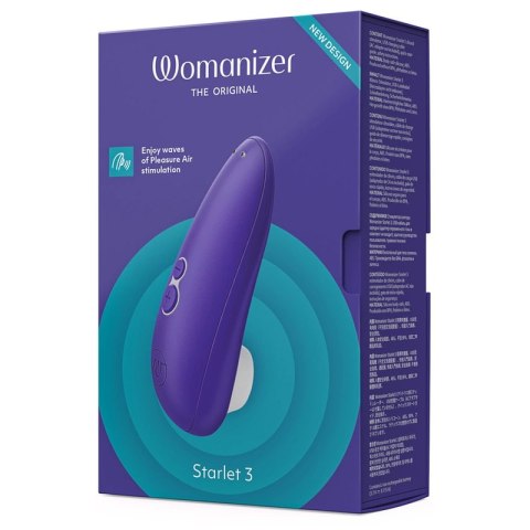 Womanizer Starlet 3 Indigo - Kompaktowy model z technologią powietrza IPX7