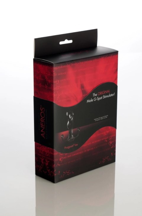 Aneros Progasm Ice Black - zaawansowany stymulator punktu P, czarny