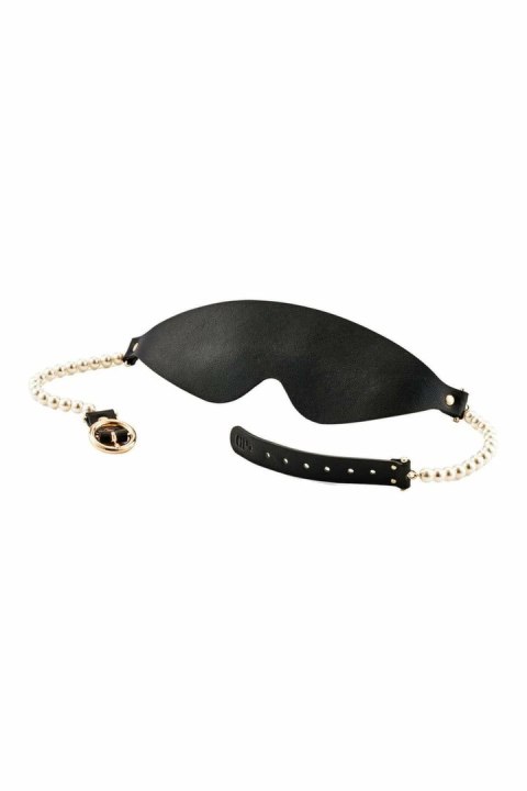 GUILTY PLEASURE Boudoir Pearl Blindfold - maska z perłowym akcentem, regulowana