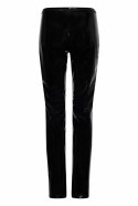 GUILTY PLEASURE Golden Glint Pants Black M - spodnie Datex z zamkiem