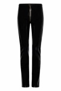GUILTY PLEASURE Golden Glint Pants Black S - spodnie Datex z zamkiem