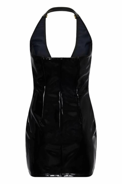 GUILTY PLEASURE Helix Halter Dress Black S - Sukienka Datex z zamkiem