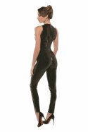 GUILTY PLEASURE Lusty Lines Catsuit czarny XXL z zamkiem Datex
