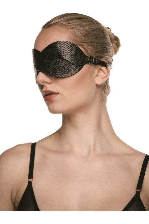 Guilty Pleasure Beacon Braided Blindfold opaska pleciona vegan czarna