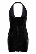Guilty Pleasure Helix Halter Dress Black L - Sukienka Datex z zamkiem