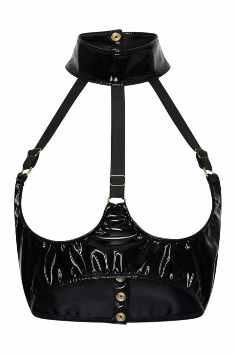 Guilty Pleasure Heroic Halo Bra Black M - biustonosz z chokerem Datex