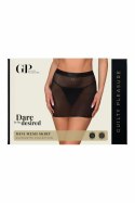 Guilty Pleasure Mini Mesh Skirt S/M czarna siateczkowa spodniczka