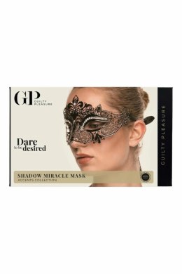 Guilty Pleasure Shadow Miracle Mask metalowa maska z kryształkami czarna