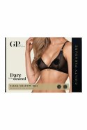 Guilty Pleasure Sleek Shadow Bra L/XL czarny, siateczkowy, regulowany
