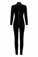 Guilty Pleasure Total Eclipse Catsuit Black M - kombinezon Datex z zamkiem