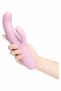 Le Wand Hither Rocking Rabbit Vibrator - podwojna stymulacja, IPX7, fioletowy