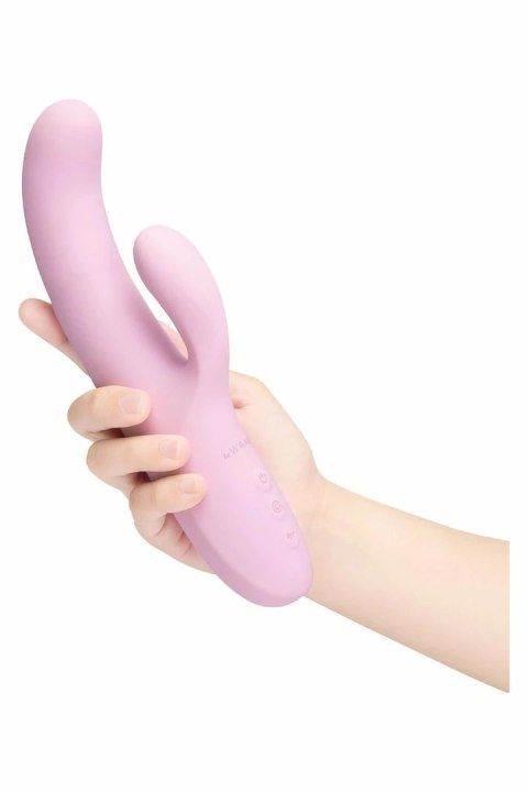 Le Wand Hither Rocking Rabbit Vibrator - podwojna stymulacja, IPX7, fioletowy