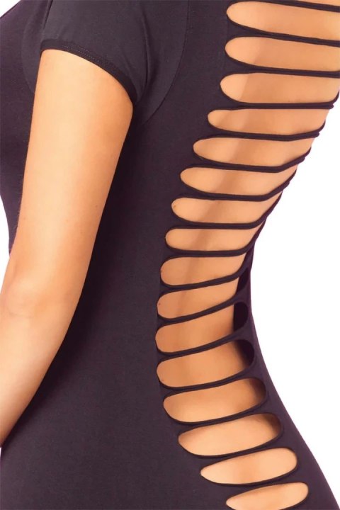 PARTY IN THE BACK MINI DRESS BLACK M/L - sukienka mini z efektownym tyłem