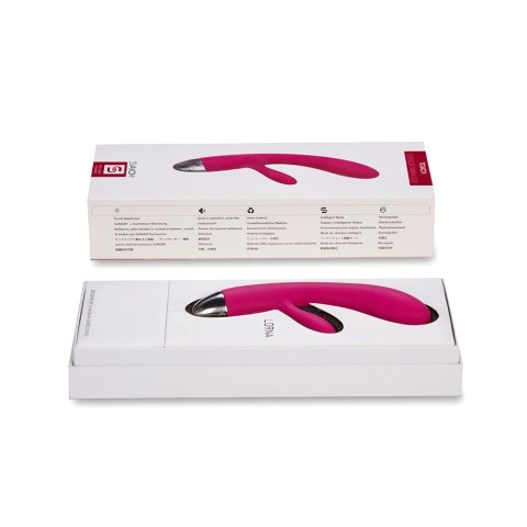 Svakom Lorna Touch Sensor Wine Red - Zaawansowany model z czujnikiem dotyku