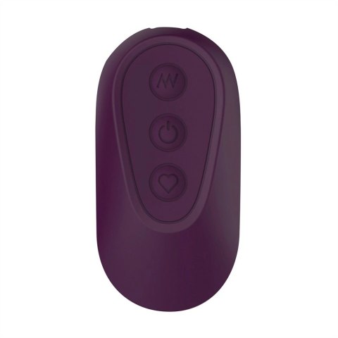BOLD. MAX wibrator z pilotem, przyssawką i funkcją ładowania USB 15,3 cm