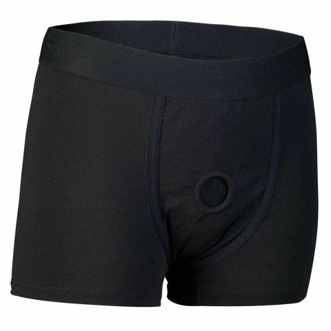 BOLD. REX Strap-On Short S z silikonowym elementem 15,5 cm czarny